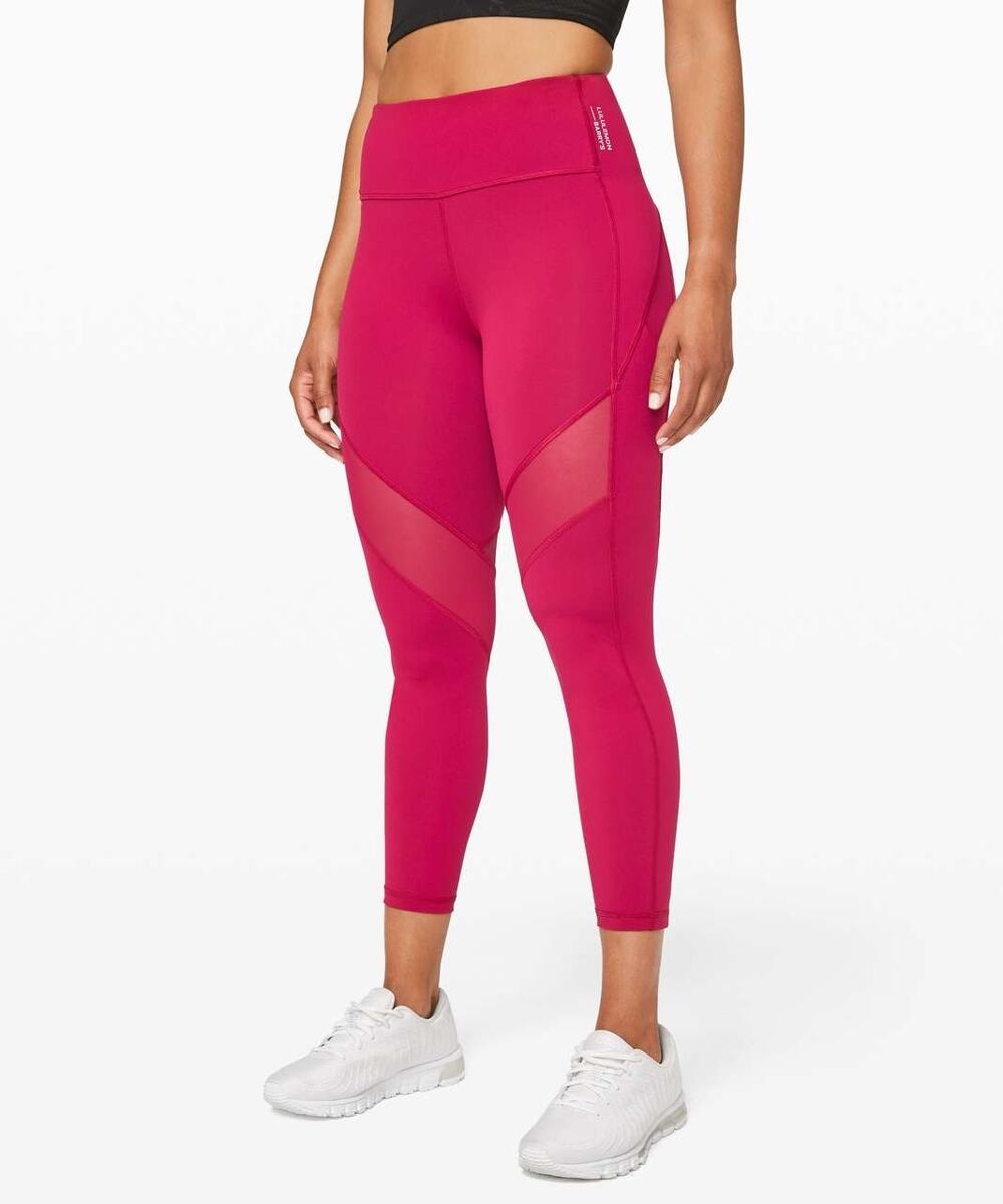Lululemon X Barrys Stronger as One Tight 25" Yoga Workout Athleisure Everyday 8